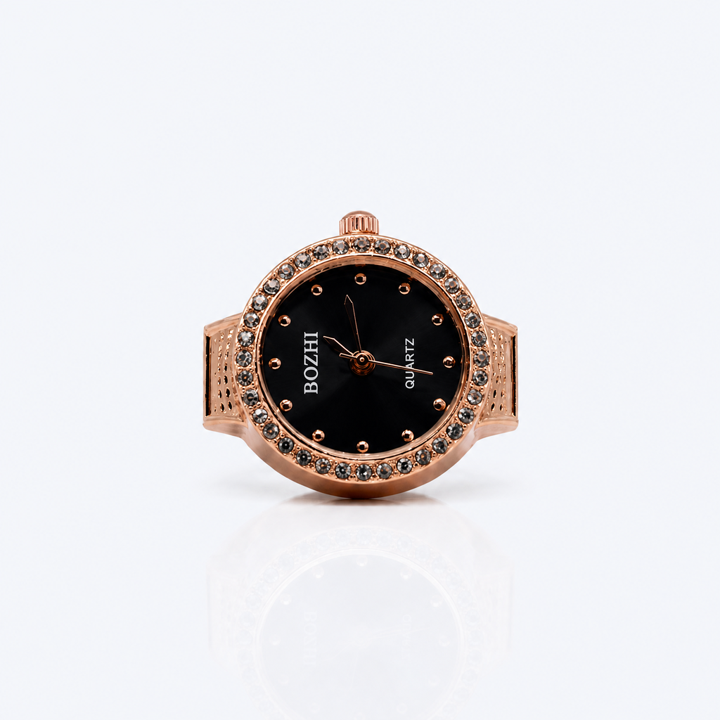 BOZHI Gryning – Minimalistisk Watch Ring i Rostfritt Stål