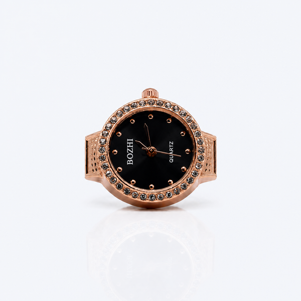 BOZHI Gryning – Minimalistisk Watch Ring i Rostfritt Stål