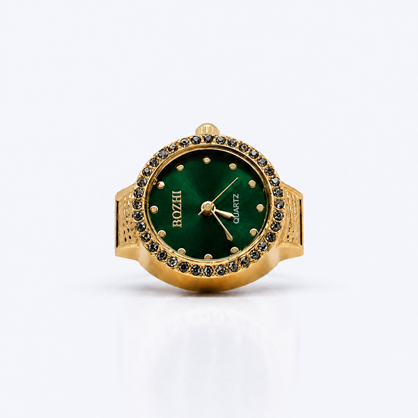 BOZHI Gryning – Minimalistisk Watch Ring i Rostfritt Stål