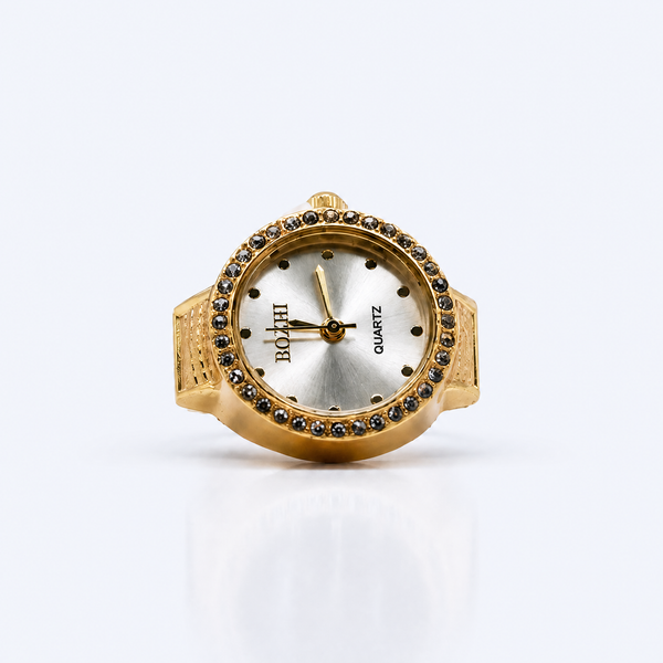 BOZHI Gryning – Minimalistisk Watch Ring i Rostfritt Stål