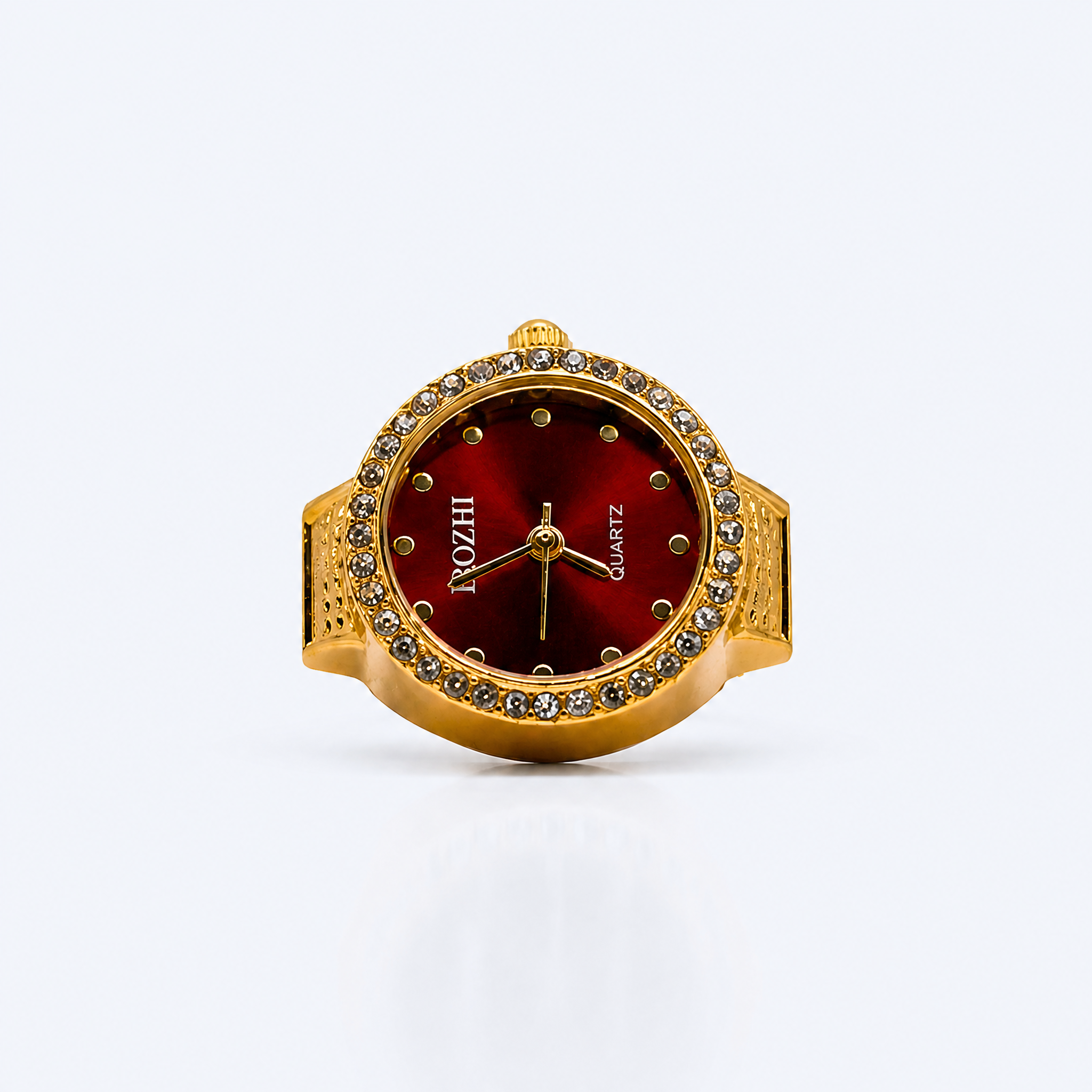 BOZHI Gryning – Minimalistisk Watch Ring i Rostfritt Stål