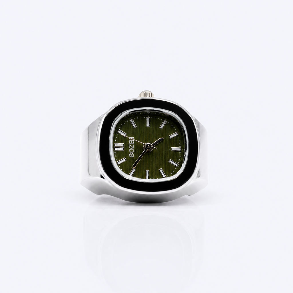 BOZHI Fjord – Minimalistisk Watch Ring i Rostfritt Stål