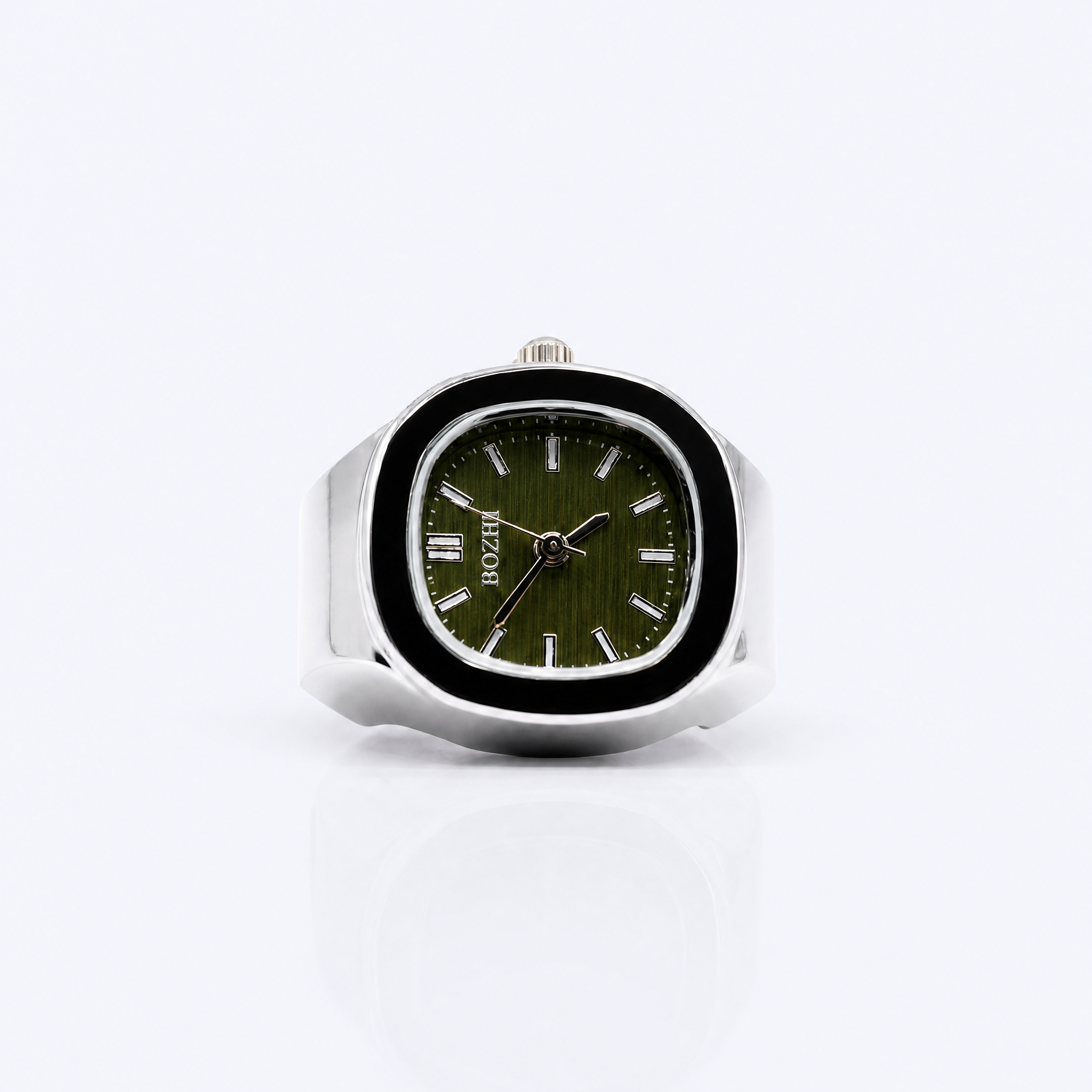 BOZHI Fjord – Minimalistisk Watch Ring i Rostfritt Stål