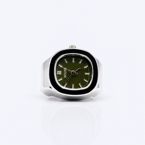 BOZHI Fjord – Minimalistisk Watch Ring i Rostfritt Stål