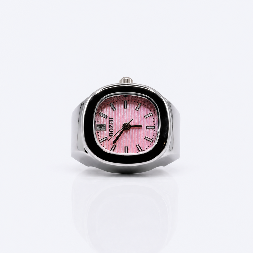 BOZHI Fjord – Minimalistisk Watch Ring i Rostfritt Stål