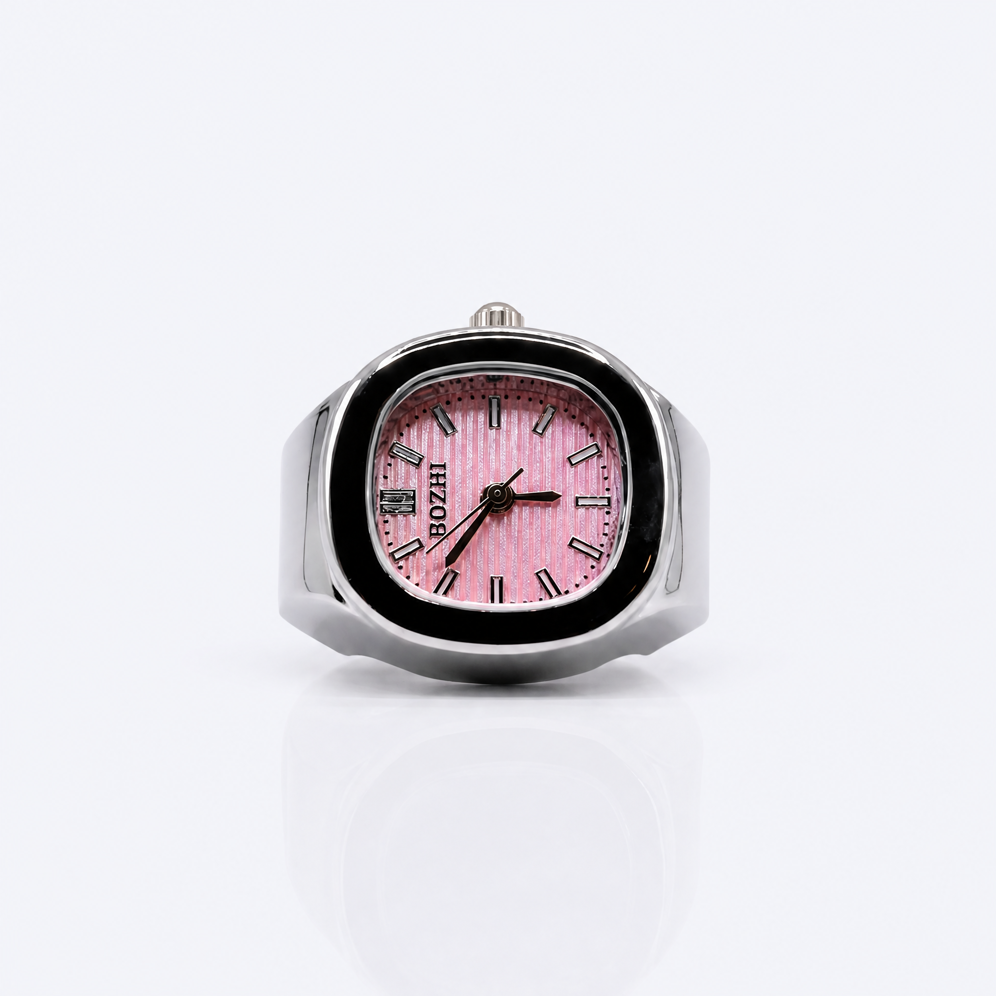 BOZHI Fjord – Minimalistisk Watch Ring i Rostfritt Stål