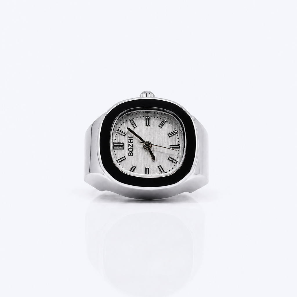 BOZHI Fjord – Minimalistisk Watch Ring i Rostfritt Stål