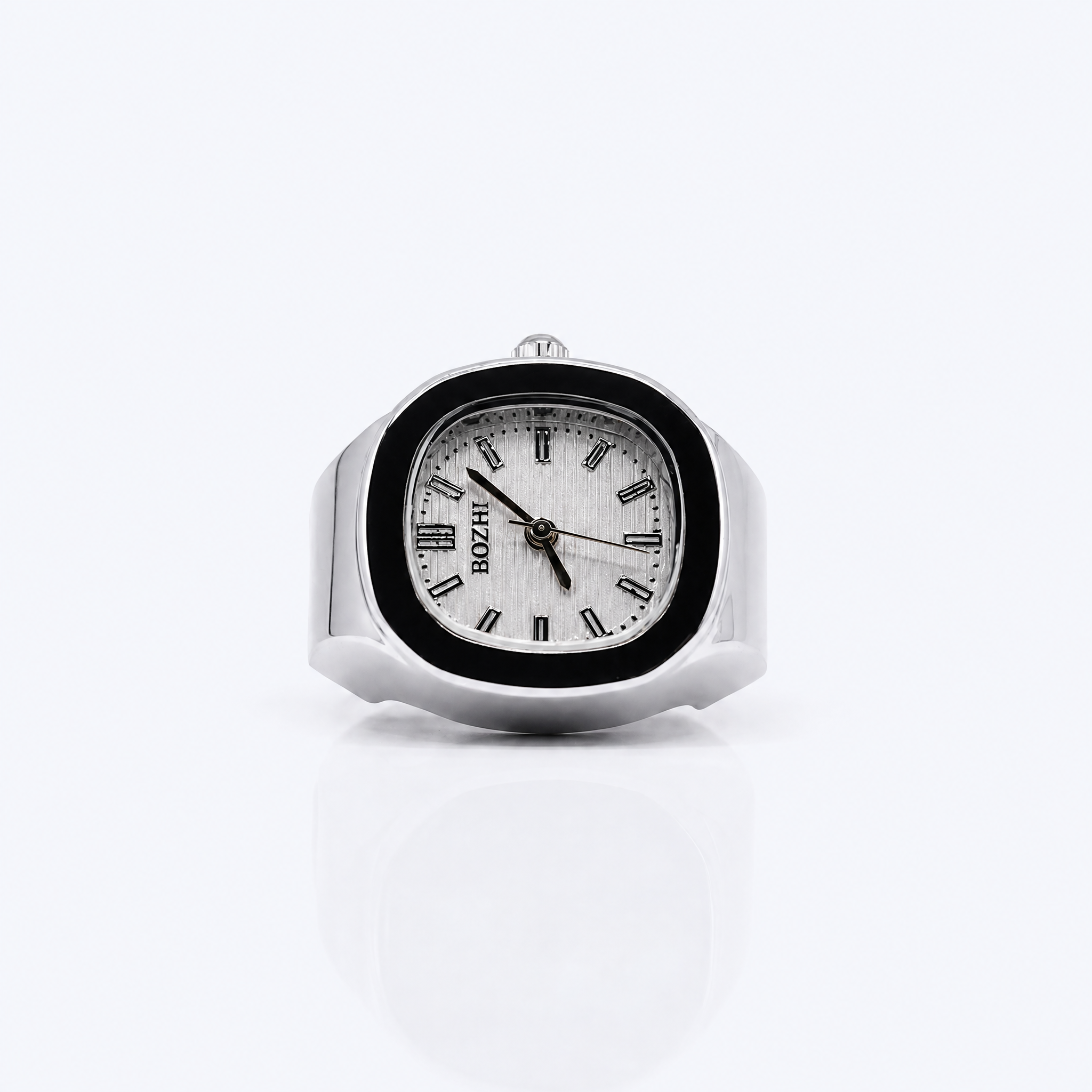 BOZHI Fjord – Minimalistisk Watch Ring i Rostfritt Stål