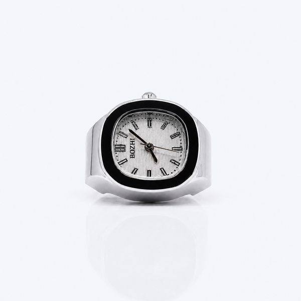 BOZHI Fjord – Minimalistisk Watch Ring i Rostfritt Stål