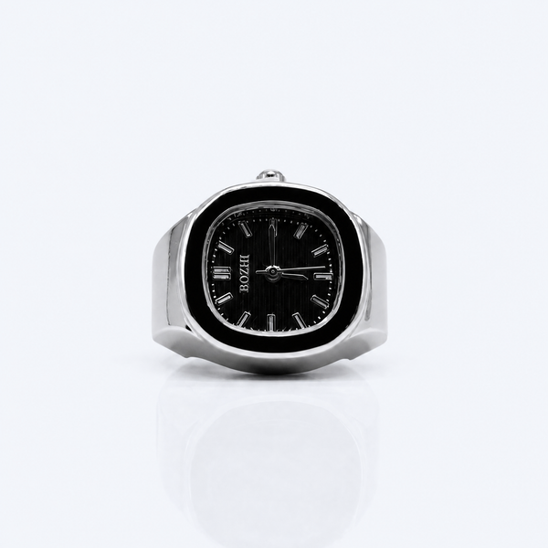 BOZHI Fjord – Minimalistisk Watch Ring i Rostfritt Stål