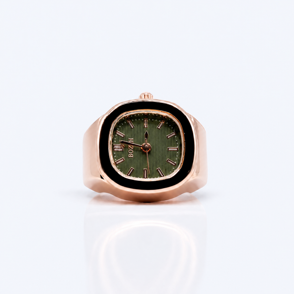 BOZHI Fjord – Minimalistisk Watch Ring i Rostfritt Stål