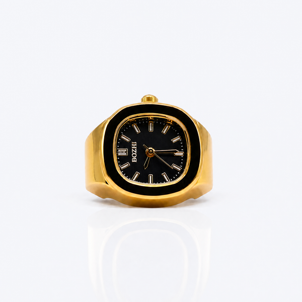 BOZHI Fjord – Minimalistisk Watch Ring i Rostfritt Stål