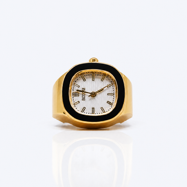 BOZHI Fjord – Minimalistisk Watch Ring i Rostfritt Stål