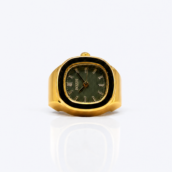 BOZHI Fjord – Minimalistisk Watch Ring i Rostfritt Stål