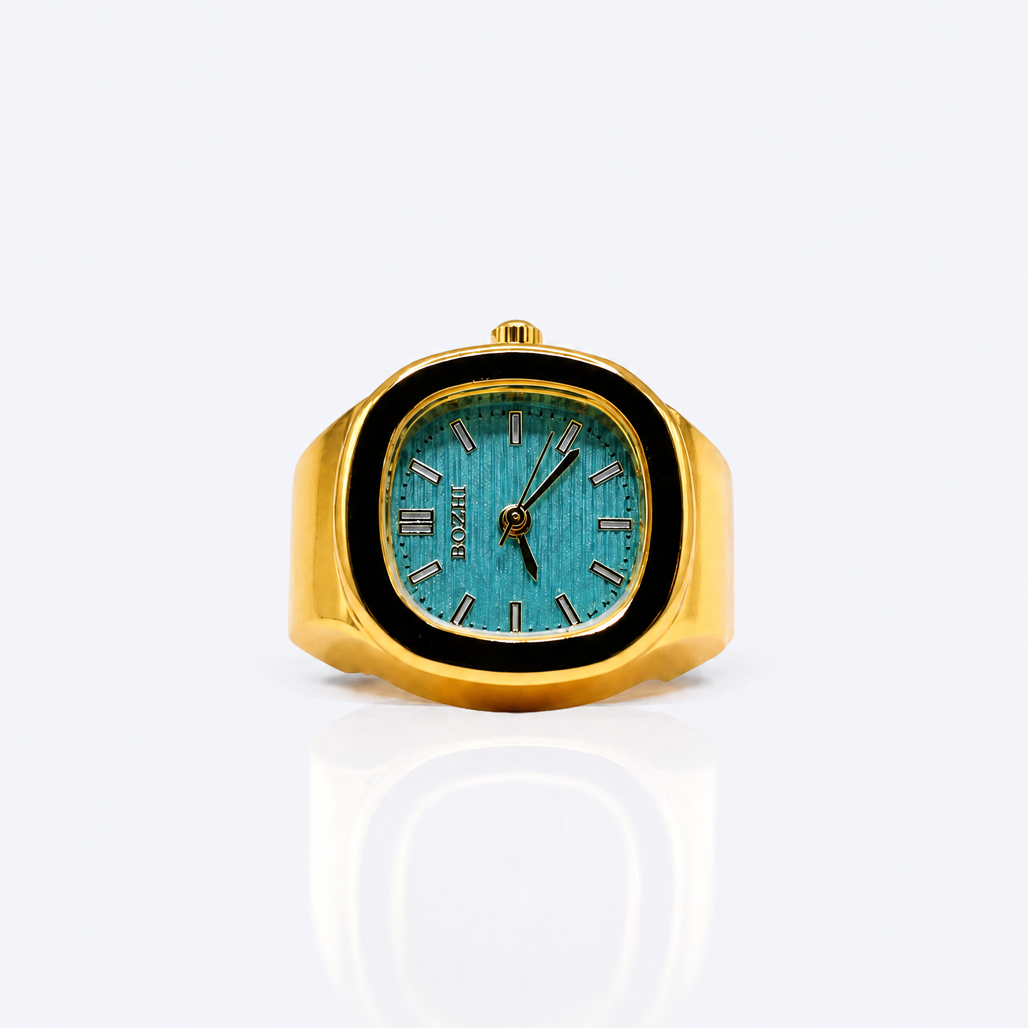 BOZHI Fjord – Minimalistisk Watch Ring i Rostfritt Stål