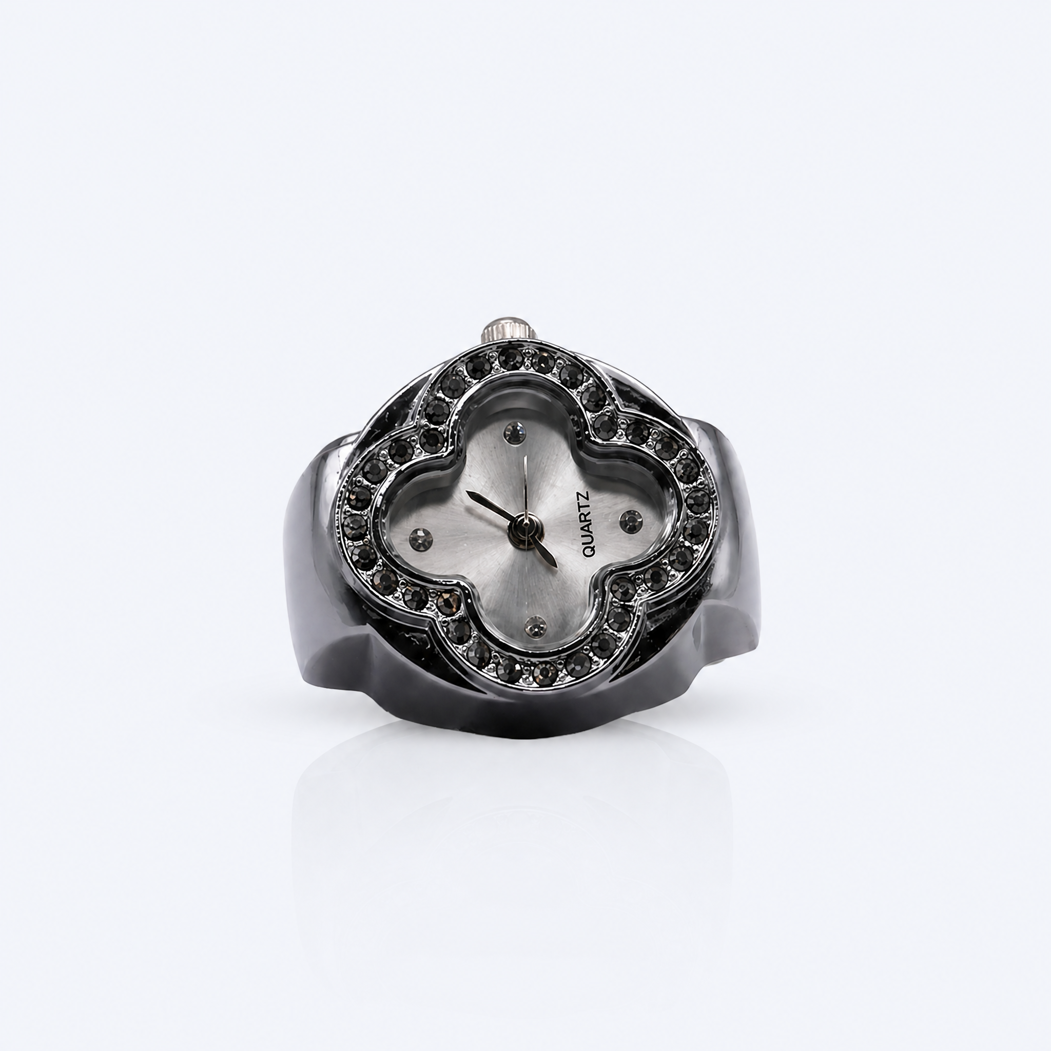 BOZHI Klöver – Minimalistisk Watch Ring i Rostfritt Stål
