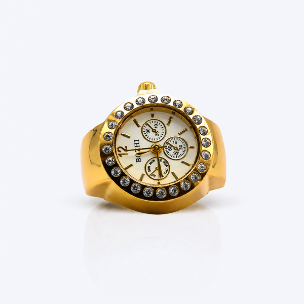 BOZHI Nord – Minimalistisk Watch Ring i Rostfritt Stål