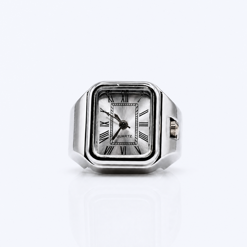 BOZHI Aurora – Minimalistisk Watch Ring i Rostfritt Stål