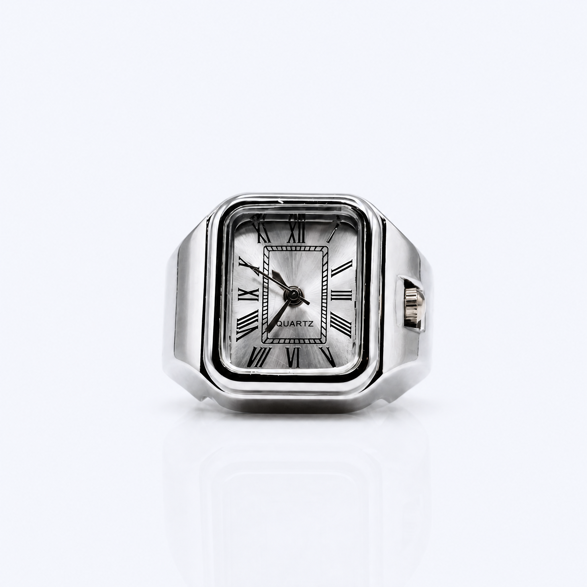 BOZHI Aurora – Minimalistisk Watch Ring i Rostfritt Stål