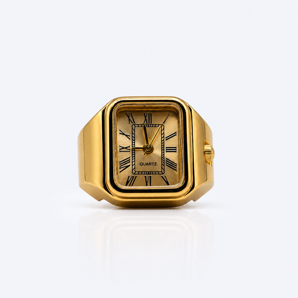 BOZHI Aurora – Minimalistisk Watch Ring i Rostfritt Stål