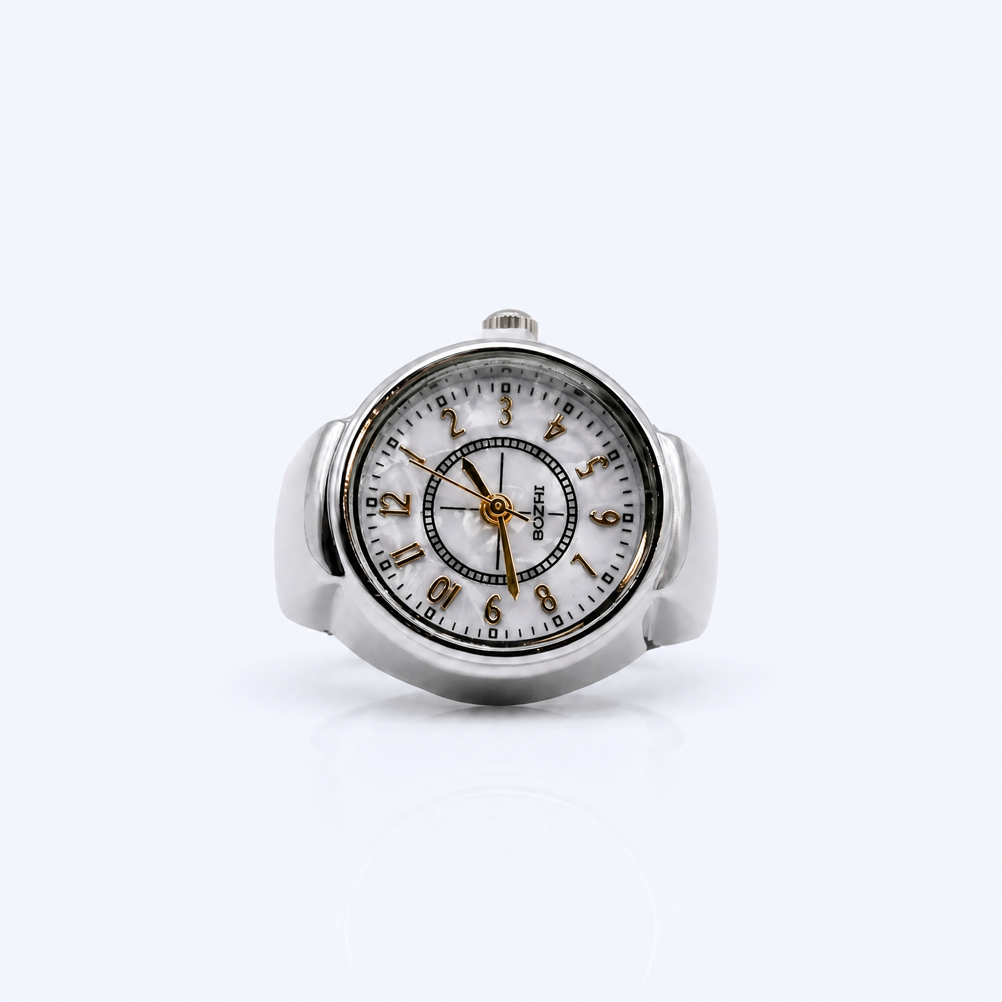 BOZHI Svea – Minimalistisk Watch Ring i Rostfritt Stål