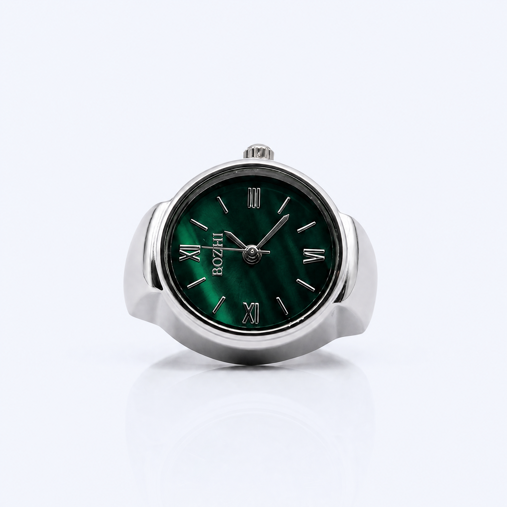 BOZHI Delta – Minimalistisk Watch Ring i Rostfritt Stål