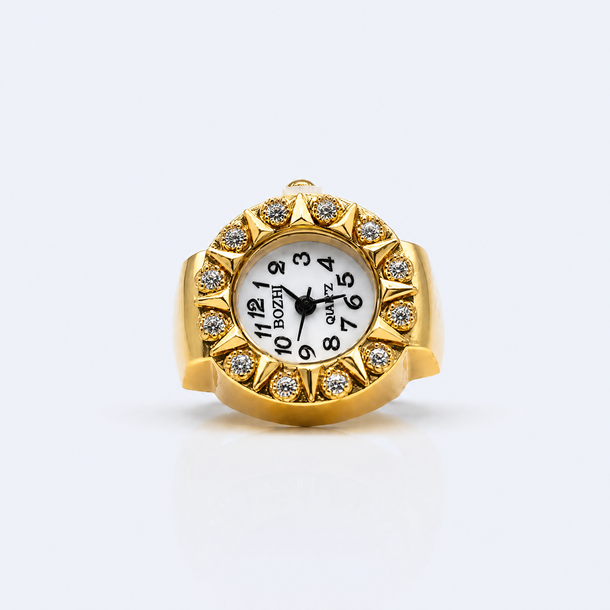 BOZHI Halo – Minimalistisk Watch Ring i Rostfritt Stål