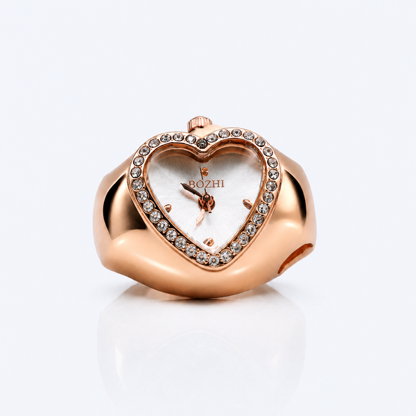BOZHI Luna – Minimalistisk Watch Ring i Rostfritt Stål