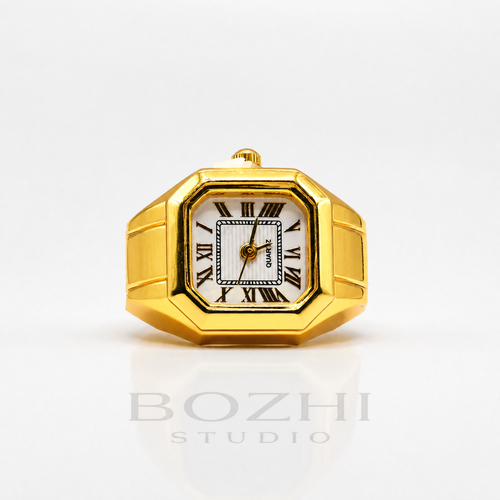 BOZHI Atlas – Minimalistisk Watch Ring i Rostfritt Stål