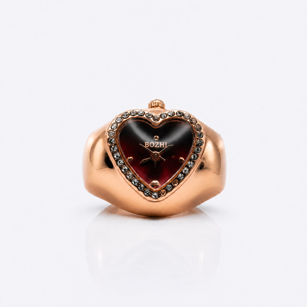 BOZHI Luna – Minimalistisk Watch Ring i Rostfritt Stål