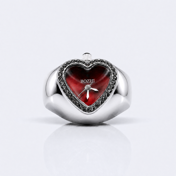 BOZHI Luna – Minimalistisk Watch Ring i Rostfritt Stål