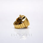 BOZHI Fjord – Minimalistisk Watch Ring i Rostfritt Stål
