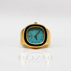 BOZHI Fjord – Minimalistisk Watch Ring i Rostfritt Stål