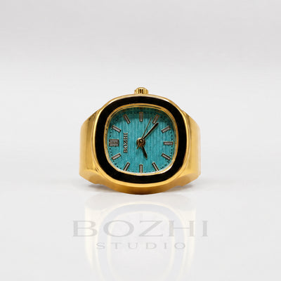 BOZHI Fjord – Minimalistisk Watch Ring i Rostfritt Stål