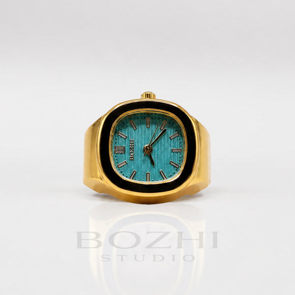 BOZHI Fjord – Minimalistisk Watch Ring i Rostfritt Stål