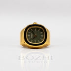 BOZHI Fjord – Minimalistisk Watch Ring i Rostfritt Stål