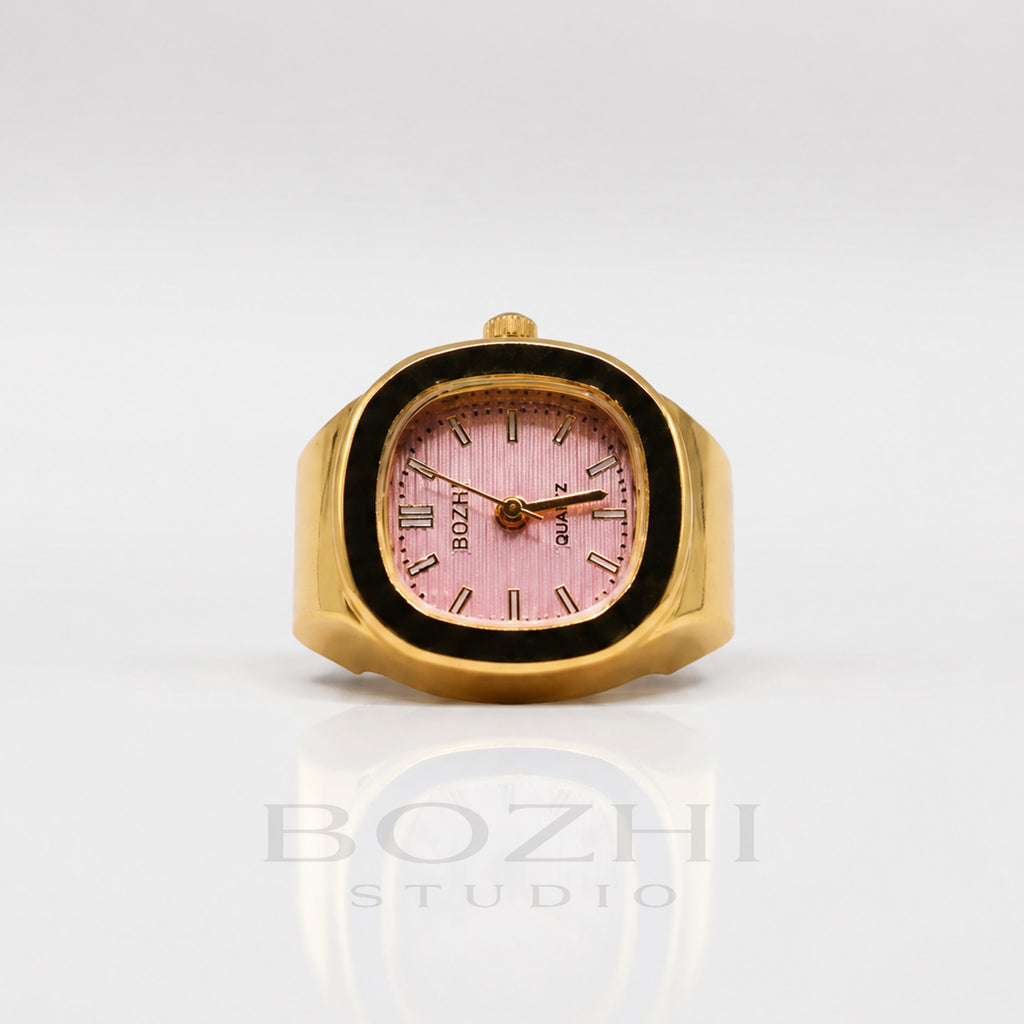 BOZHI Fjord – Minimalistisk Watch Ring i Rostfritt Stål