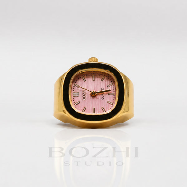 BOZHI Fjord – Minimalistisk Watch Ring i Rostfritt Stål
