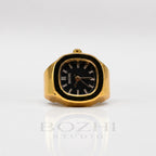BOZHI Fjord – Minimalistisk Watch Ring i Rostfritt Stål