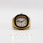 BOZHI Fjord – Minimalistisk Watch Ring i Rostfritt Stål