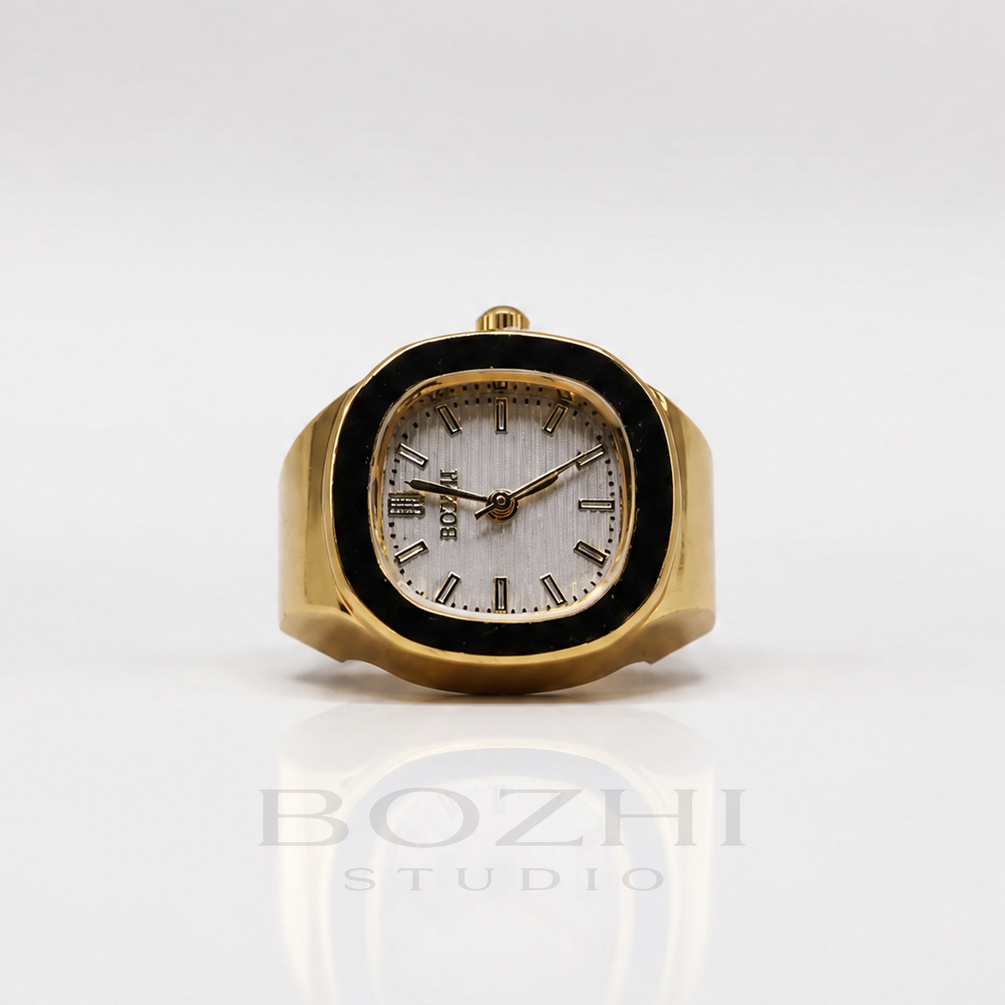 BOZHI Fjord – Minimalistisk Watch Ring i Rostfritt Stål