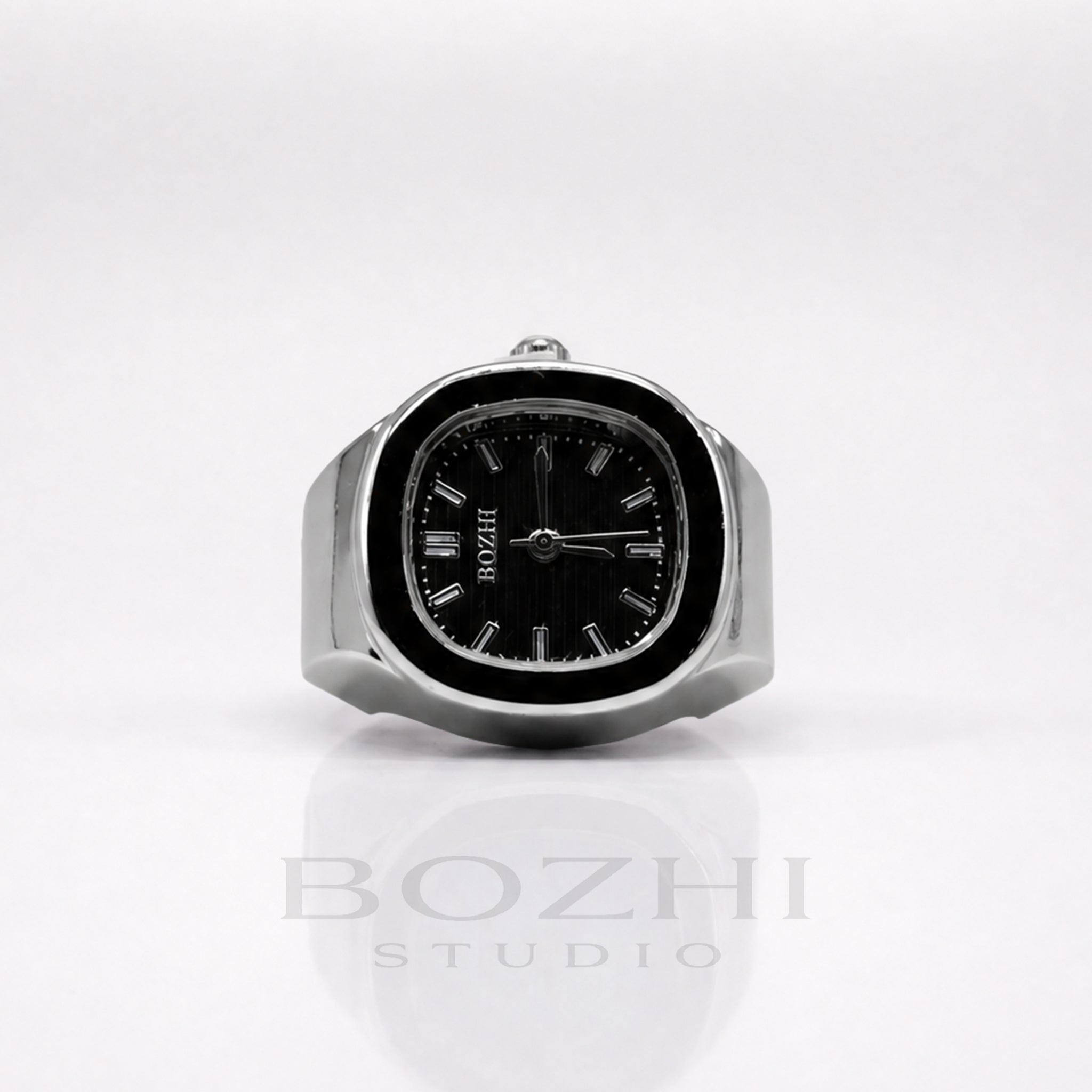 BOZHI Fjord – Minimalistisk Watch Ring i Rostfritt Stål