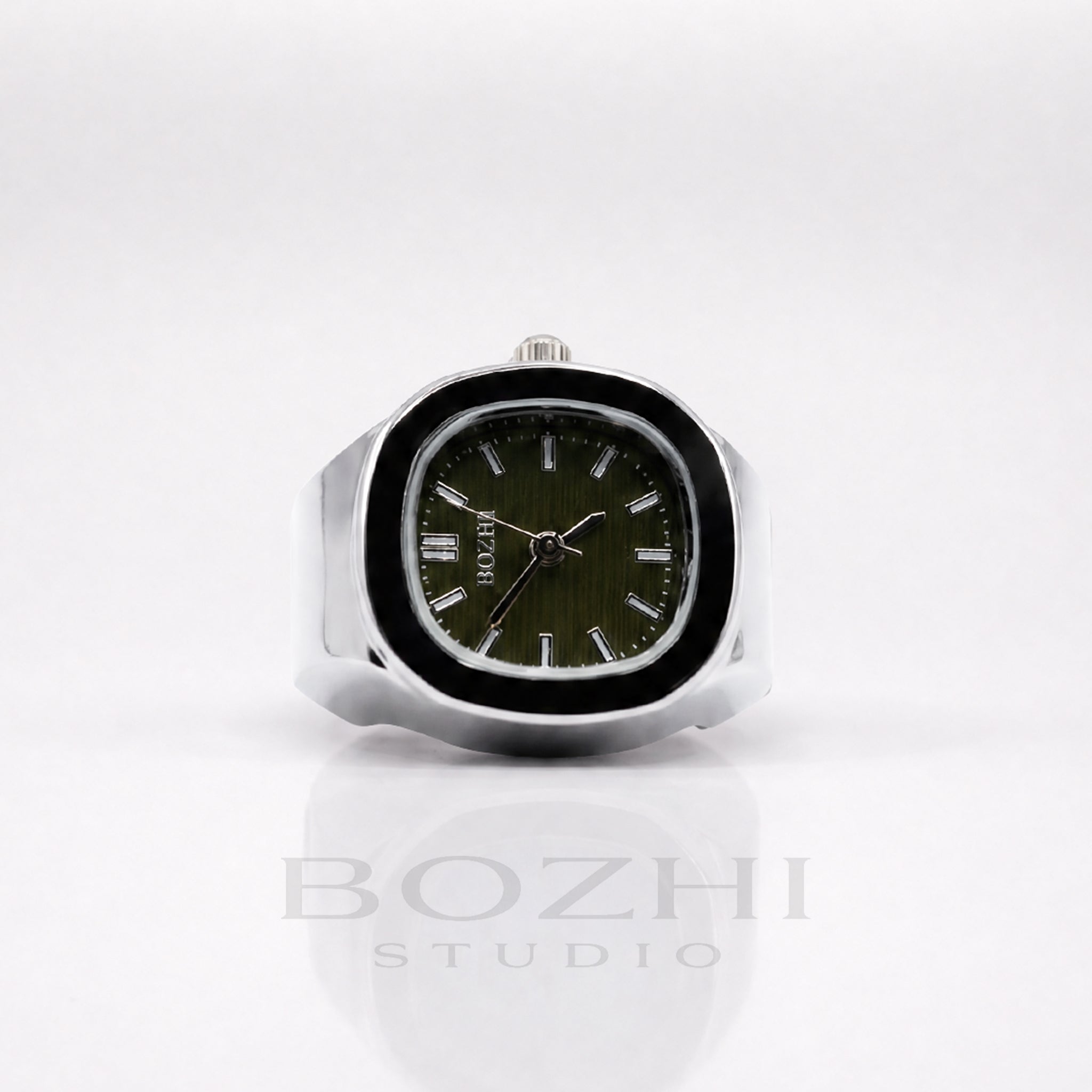 BOZHI Fjord – Minimalistisk Watch Ring i Rostfritt Stål
