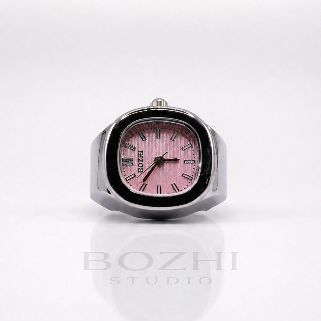 BOZHI Fjord – Minimalistisk Watch Ring i Rostfritt Stål