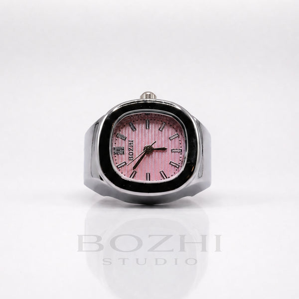 BOZHI Fjord – Minimalistisk Watch Ring i Rostfritt Stål