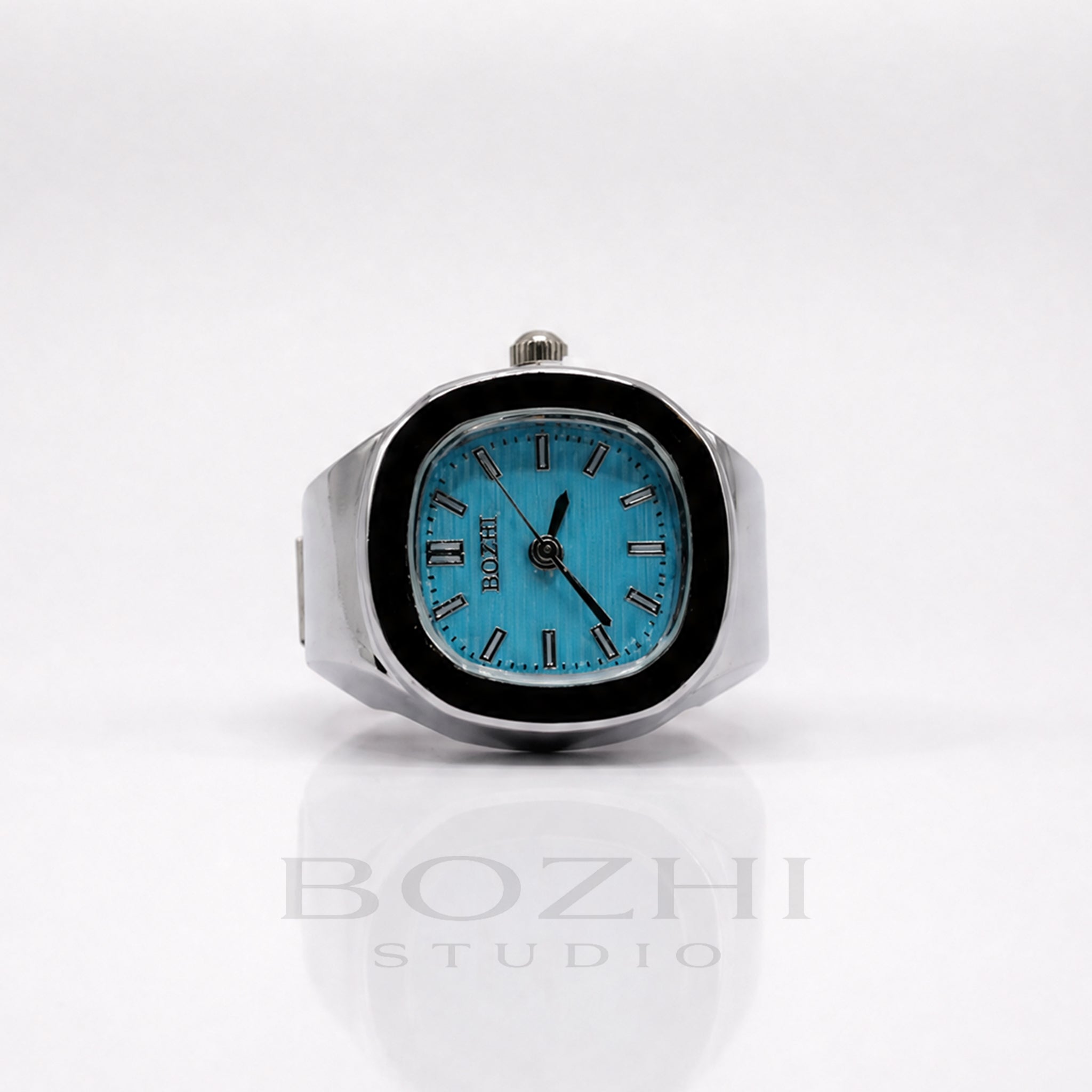 BOZHI Fjord – Minimalistisk Watch Ring i Rostfritt Stål