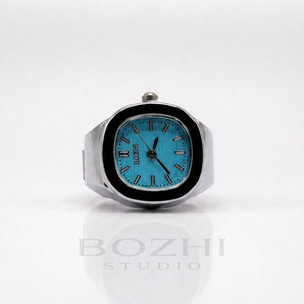 BOZHI Fjord – Minimalistisk Watch Ring i Rostfritt Stål