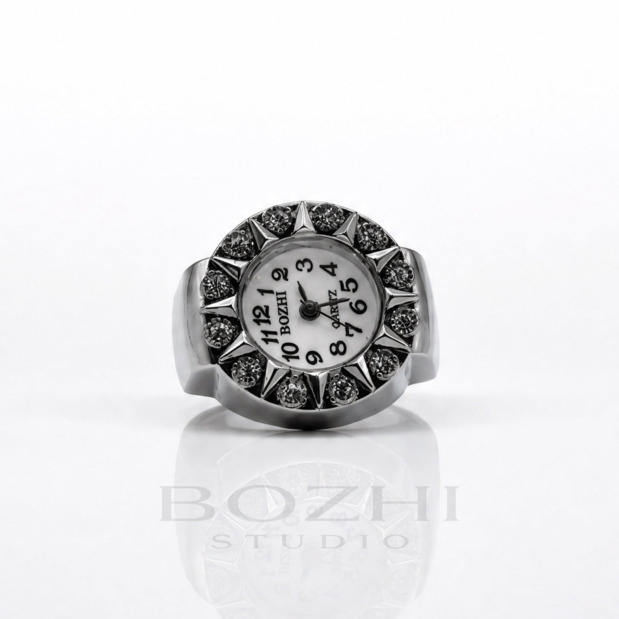 BOZHI Halo – Minimalistisk Watch Ring i Rostfritt Stål