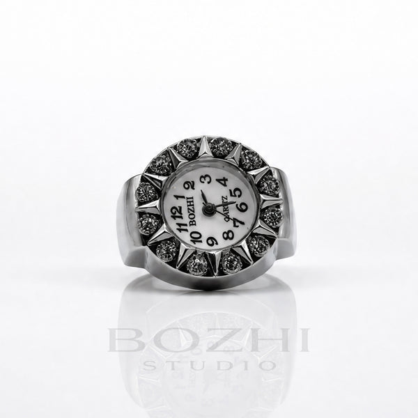 BOZHI Halo – Minimalistisk Watch Ring i Rostfritt Stål