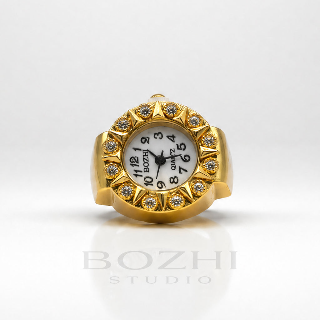 BOZHI Halo – Minimalistisk Watch Ring i Rostfritt Stål